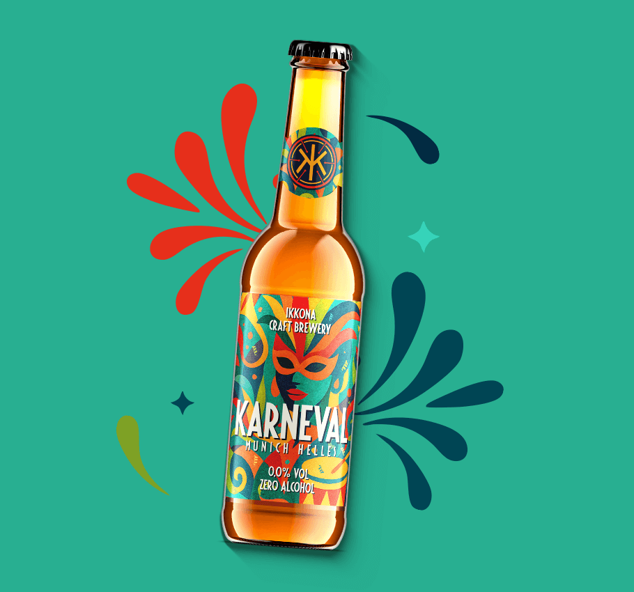 Ikkona karneval beer munich helles zero alcohol